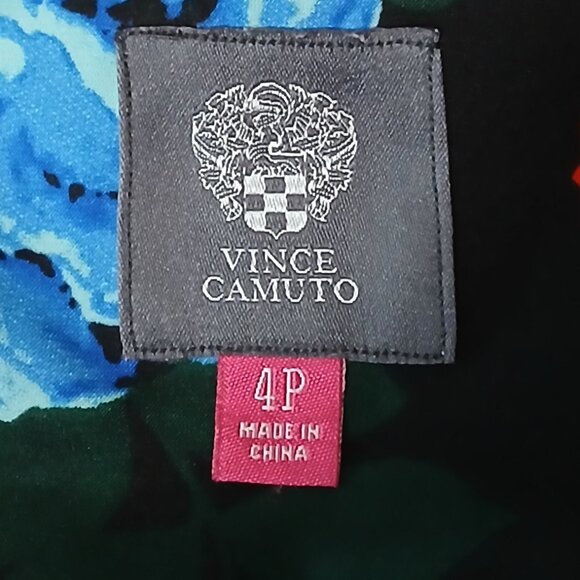 Vince Camuto Blazer Jacket 4 Petite Floral Rose Print - Picture 9 of 10